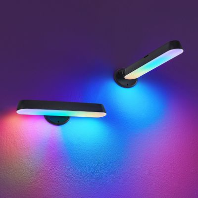 Lampes à poser LED dynamic light Game RGB par 2 - REALITY