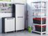 Armoire haute Linear grise et noire ABM
