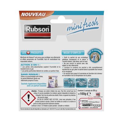 Absorbeur minifresh Neutre 50g par 2 RUBSON