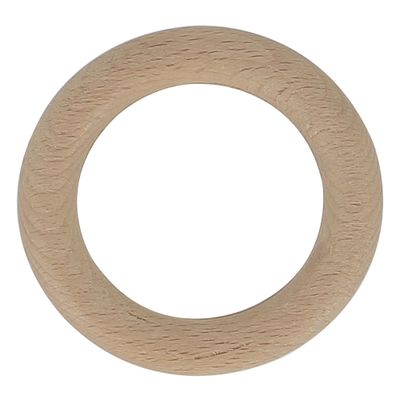 Anneaux en bois diam 56 mm Finition Bois par 10 - MOBOIS