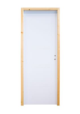 Bloc-porte isoplane prépeint H.204 x l.83 cm poussant gauche SMIS