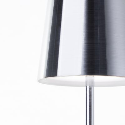 Lampe à poser extérieur rechargeable LED nickel XAANA blanc variable - BRILLIANT