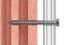 Vis pour fixation de cadre de fenêtre 7,5 x 152 mm vis avec tête fraisée par 16 FISCHER