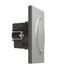 Interrupteur volet roulant encastrable connecté + plaque Aluminium - Dooxie with Netatmo LEGRAND