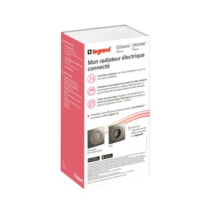 Pack de démarrage chauffage connecté Titane - Céliane with Netatmo LEGRAND