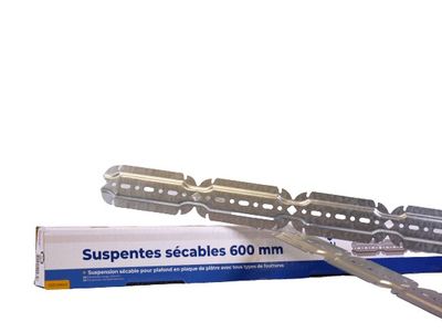 Suspente sécable longueur 600 mm par 20 PAI