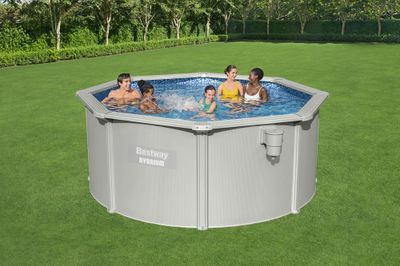 Piscine hors sol hexagonale tubulaire Ø 300 cm hauteur 120 cm - BESTWAY