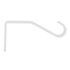 Support ouvert simple en métal diam 16 mm Finition Blanc brillant par 2 - MOBOIS