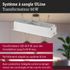 Transformateur alimentation LED 230V vers 48V DC 60W pour système ULine - PAULMANN