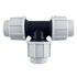 Raccord plastique Té égal pour tube PE diamètre 25 mm FITT
