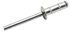 Rivets aluminium / acier multigrip diamètre 4 mm longueur 15,9 mm par 75