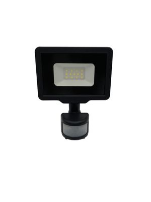 Projecteur extérieur LED détecteur de mouvements Kali noir IP44 850 lumens blanc neutre - ARLUX