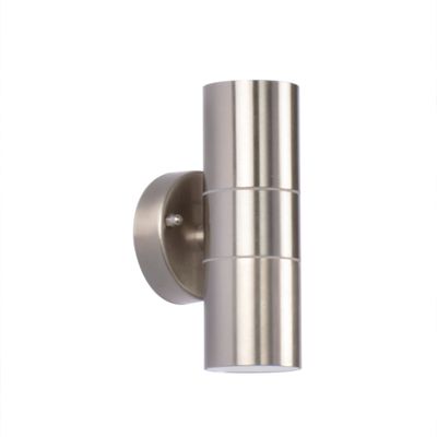 Applique extérieur GU10 2 lumières Harry nickel brossé IP44 2x35W - COREP