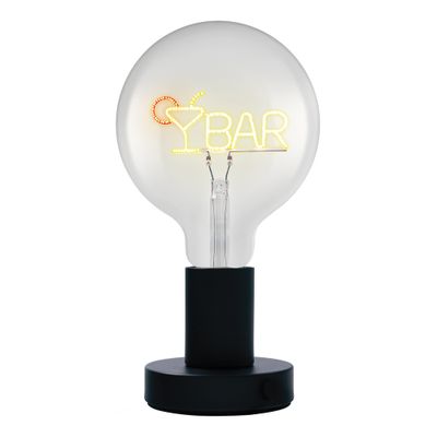 Lampe à poser avec ampoule à message néon E27 Bar 1,2W - OSRAM
