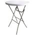 Table mange debout blanc D90 cm x H110 cm - RONDY