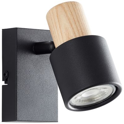 Spot mural GU10 10W noir - Pini BRILLIANT