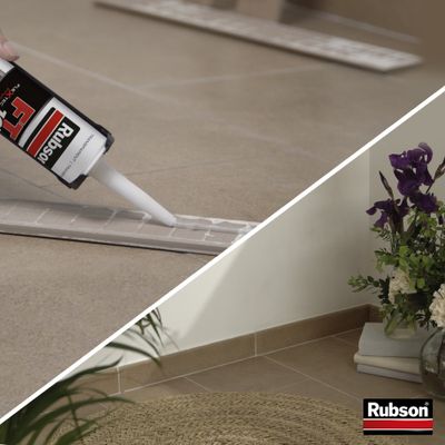 Mastic pro FT101 joint-fissure-colle transparent 280 ml RUBSON