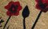 Tapis coco naturel décor coquelicot 40 x 60 cm - ID HOME