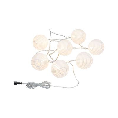Guirlande lumineuse extérieur LED 3,5m Link+Light IP44 7x2 lumens blanc chaud -  PAULMANN