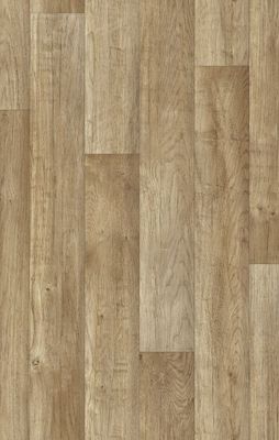 Sol PVC décor bois trento chalet oak rouleau de 4m vendu au m² BEAUFLOR