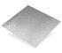 Tôle aluminium brut granité 250 x 500 mm épaisseur 0,5 mm CQFD