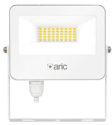 Projecteur extérieur LED Wink 2 blanc IP65 3000 lumens blanc chaud - ARIC