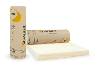 Rouleau de laine de verre IBR comble perdu - Épaisseur 400 mm - l.1,2 x L.2,00 m ISOVER