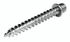 Pattes à vis bois longueur 40 mm par 25