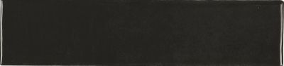 Faïence murale effet zellige noir rectangulaire GEMSTONE ép 9 mm 7,5 x 30 cm 0,63 pqt/m² BALDOCER