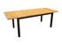 Table de jardin retangulaire BALITO en aluminium et acacia 160/220x90x74 cm PROLOISIRS