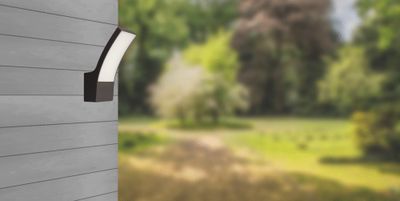 Applique extérieur LED Curve anthracite IP44 1000 lumens blanc chaud - ARLUX