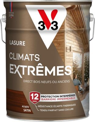 Lasure Climats Extrêmes® 12 ans acajou 5 L - V33