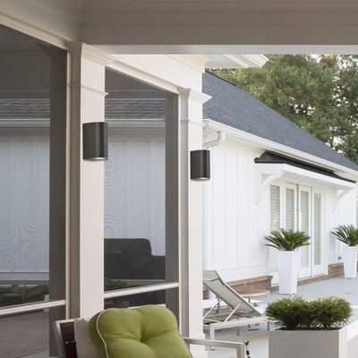 Applique extérieur 2 lumières GU10  William anthracite IP44 2x35W - COREP