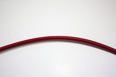 Câble électrique textile gainé 2 x 1 mm² pour luminaire au mètre rouge - FOXLIGHT