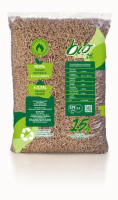 Pellet granulés bois bio sac de 15 kg - ALPIN PELLET