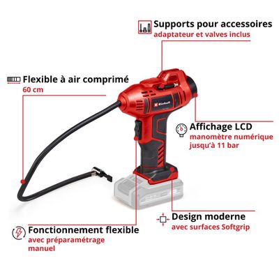 Gonfleur de pneus CE-CC 18 - EINHELL