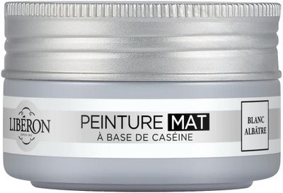 Peinture meuble bois à la caséine mat blanc albâtre 75 mL - LIBERON