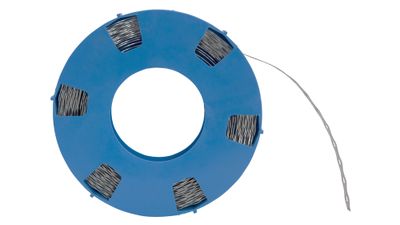 Rouleau de feuillard prépercé 17 x 0,80 mm L 10 m pour gaines DESA