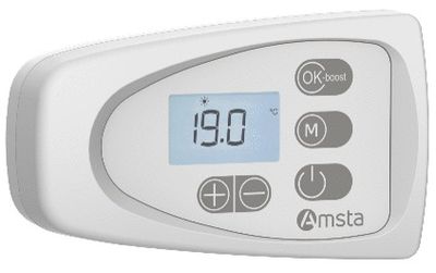 Sèche-serviettes à inertie sèche AMSTA 750W blanc - BESTHERM