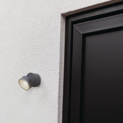 Applique extérieur LED Trumpet gris IP54 600 lumens blanc neutre - COREP