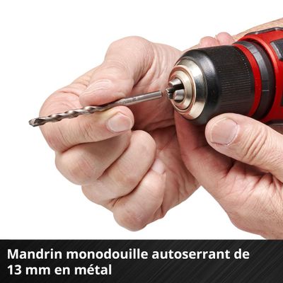 Perceuse à percussion sans fil 18 V POWER X CHANGE TE-CD 18/48 Li-i (solo) - EINHELL