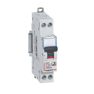 Disjoncteur 20A phase+neutre raccordement à vis - DNX3 LEGRAND
