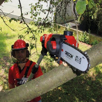 taille haie élagueuse avec batterie sur perche 18 V guide 20 cm GE-HC EINHELL