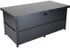 Coffre de rangement pour jardin acier anthracite 135 x 65 x 69 cm - PROLOISIRS