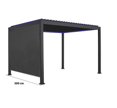 Store latéral 3 mètres pour les pergolas 1613282 et 1743074