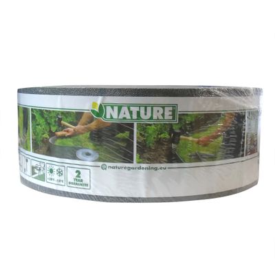 Bordure de jardin flexible PE recyclé gris H.7,5 cm x 10 m OUTSIDE LIVING