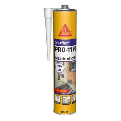 Mastic colle SIKAFLEX PRO 11FC PURFORM PU noir 300 ML - SIKA