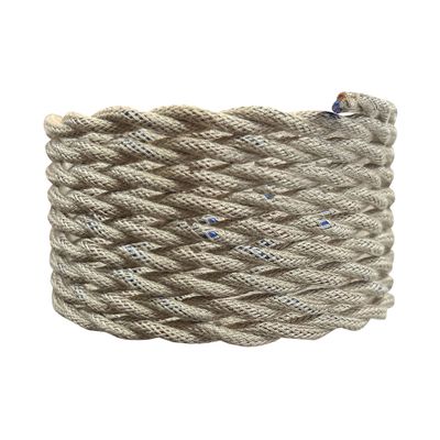 Câble électrique tissu torsadé lin 3m - TIBELEC