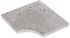 Margelle d'angle droit Jouques Ardèche NF 45 x 45 x 3,5 cm - FABEMI