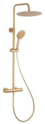 Colonne de douche 3 jets thermostatique gold Paloma EUROSANIT